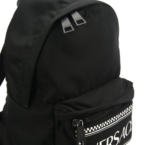 Versace Logo Nylon Backpack main image 5